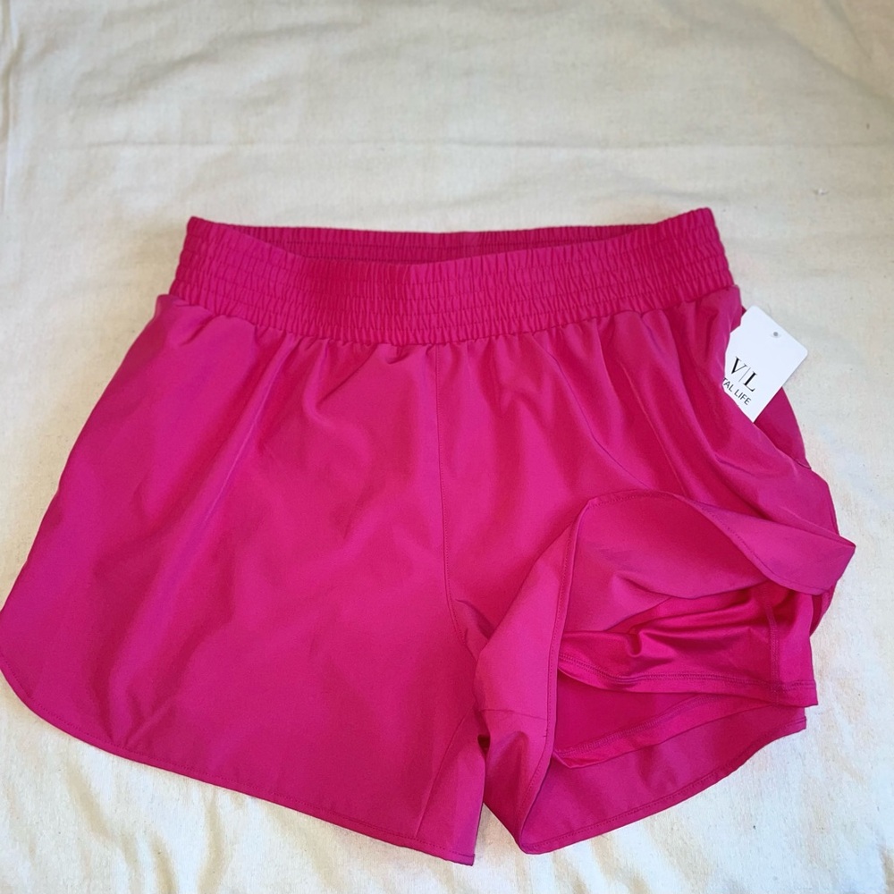 NWT VITAL LIFE PINK SHORT SIZE 3XL